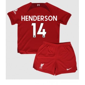 Baby Fußballbekleidung Liverpool Jordan Henderson #14 Heimtrikot 2022-23 Kurzarm (+ kurze hosen)